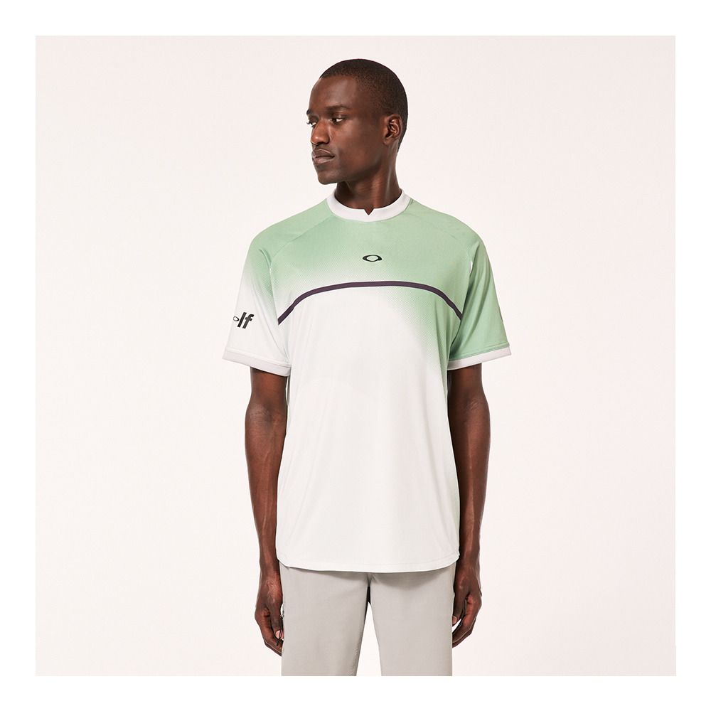 Oakley SAND CAMO - Polo Homme new jade