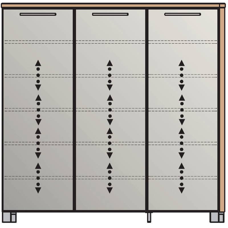 VOSS XL-Schuhschrank SANTINA