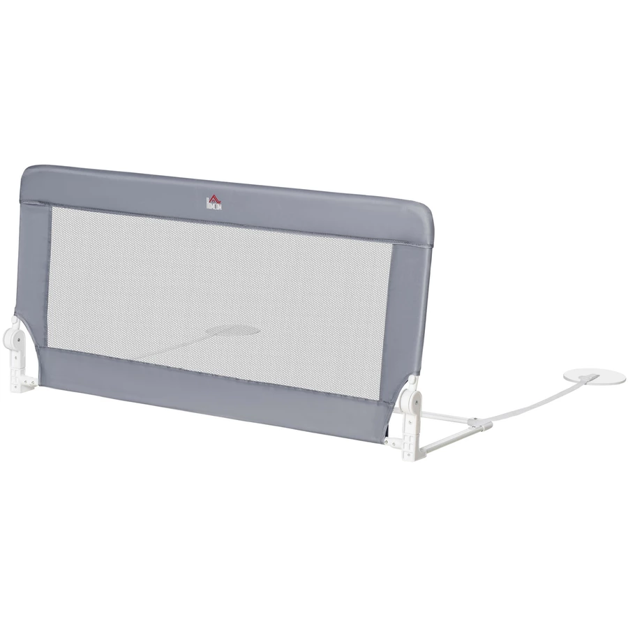 HOMCOM Bettgitter mit Schutzanker grau