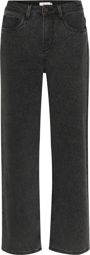 Cream CRTrish Jeans - Audrey Fit Washed black glitter