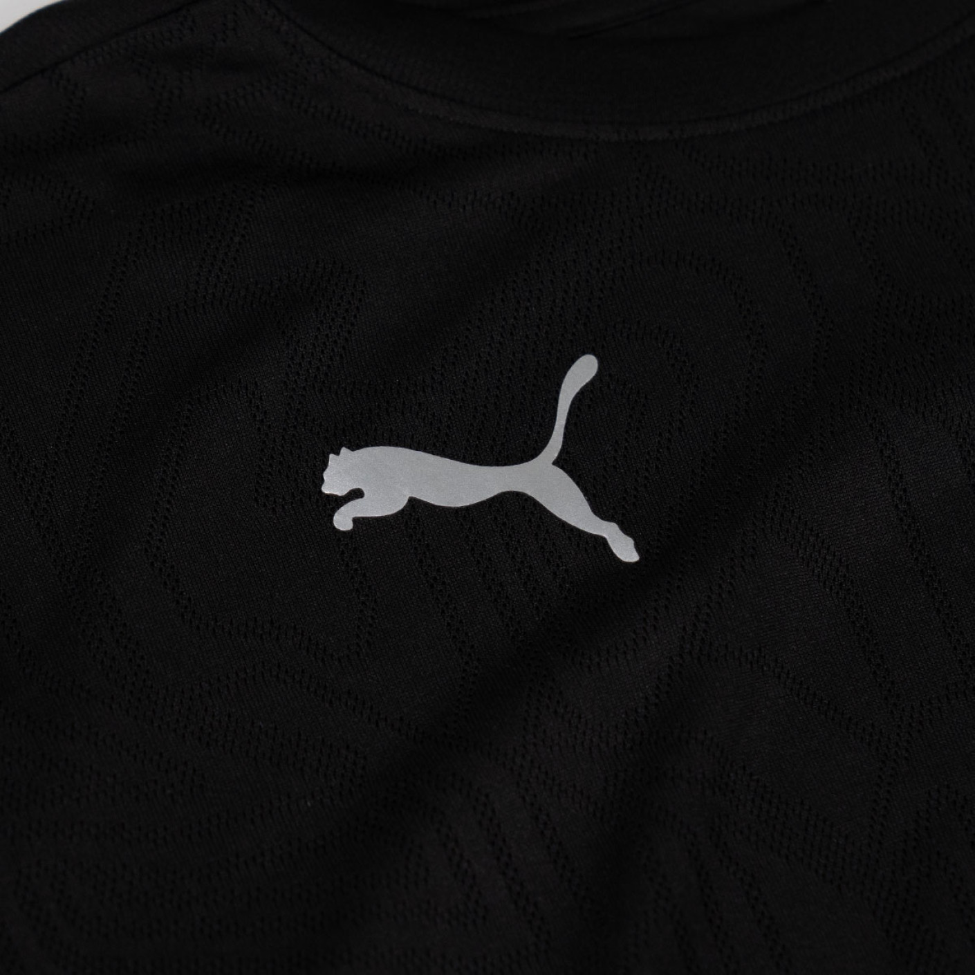 PUMA Marokko Trainingsshirt 2024-2026 Kids Zwart Zilver