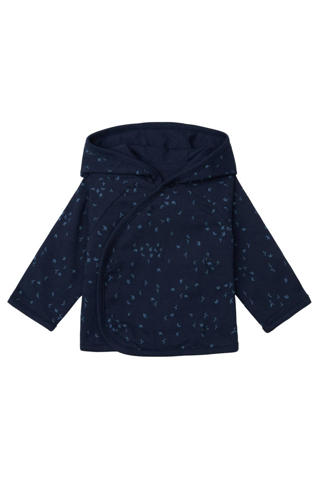 Noppies baby vest Naper met katoen donkerblauw