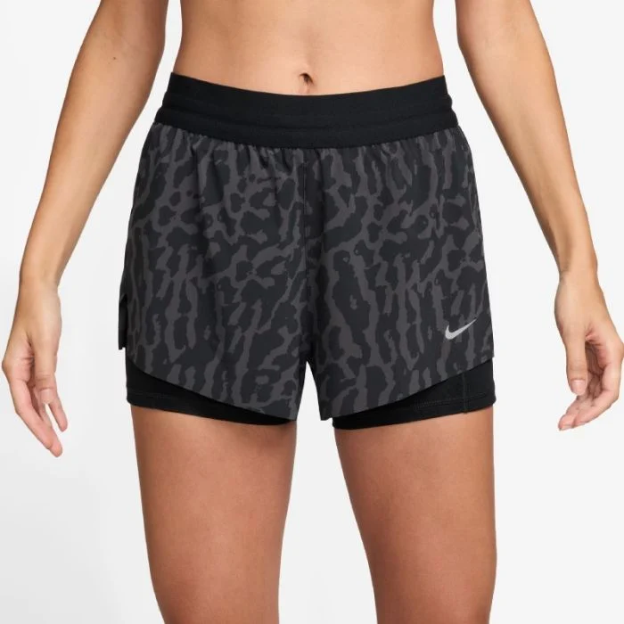 Nike Dame Shorts Swift NVLT Dri-FIT Mid-Rise 2in1 Shorts Sort
