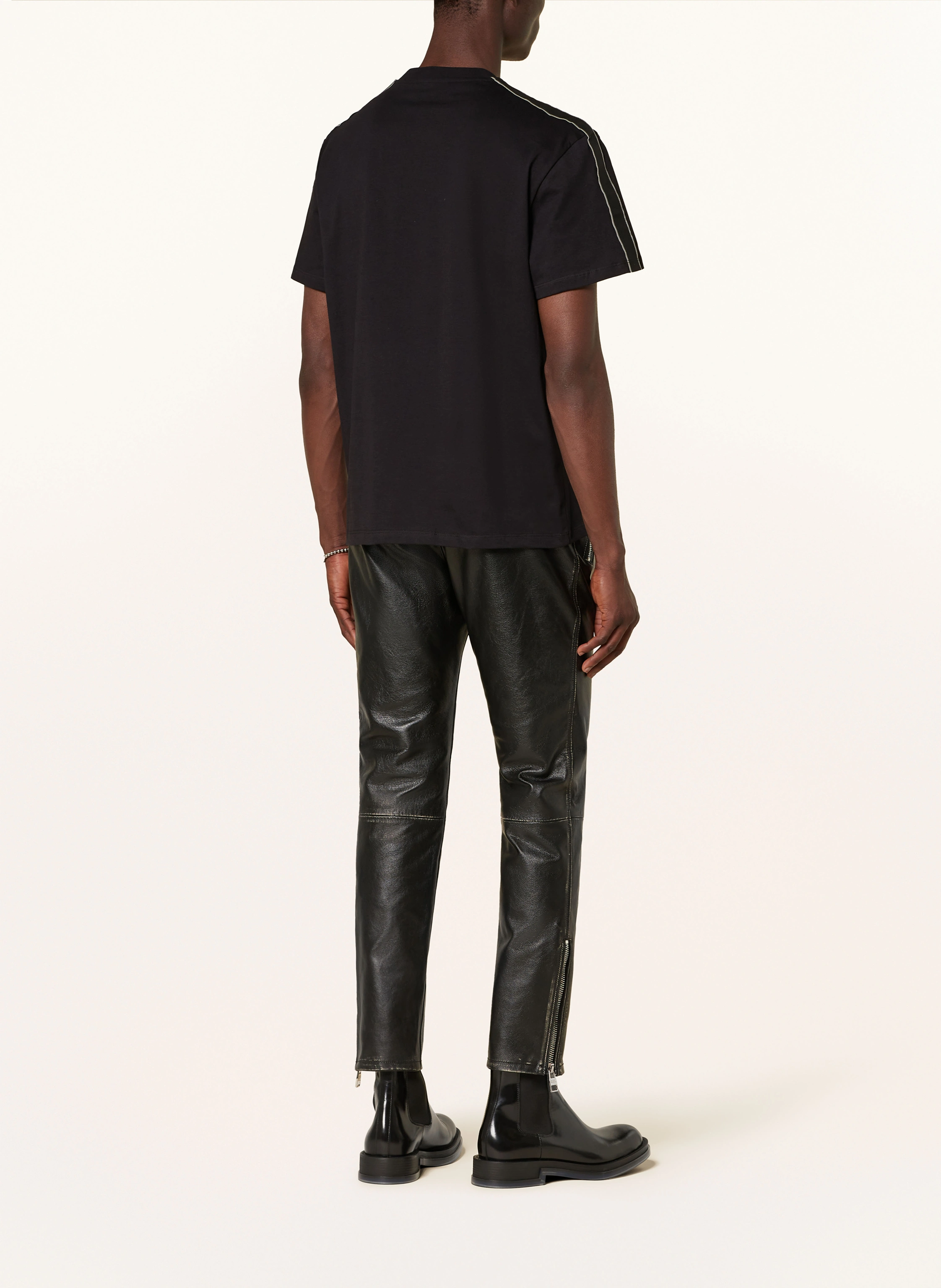 Alexander McQUEEN T-Shirt mit Galonstreifen