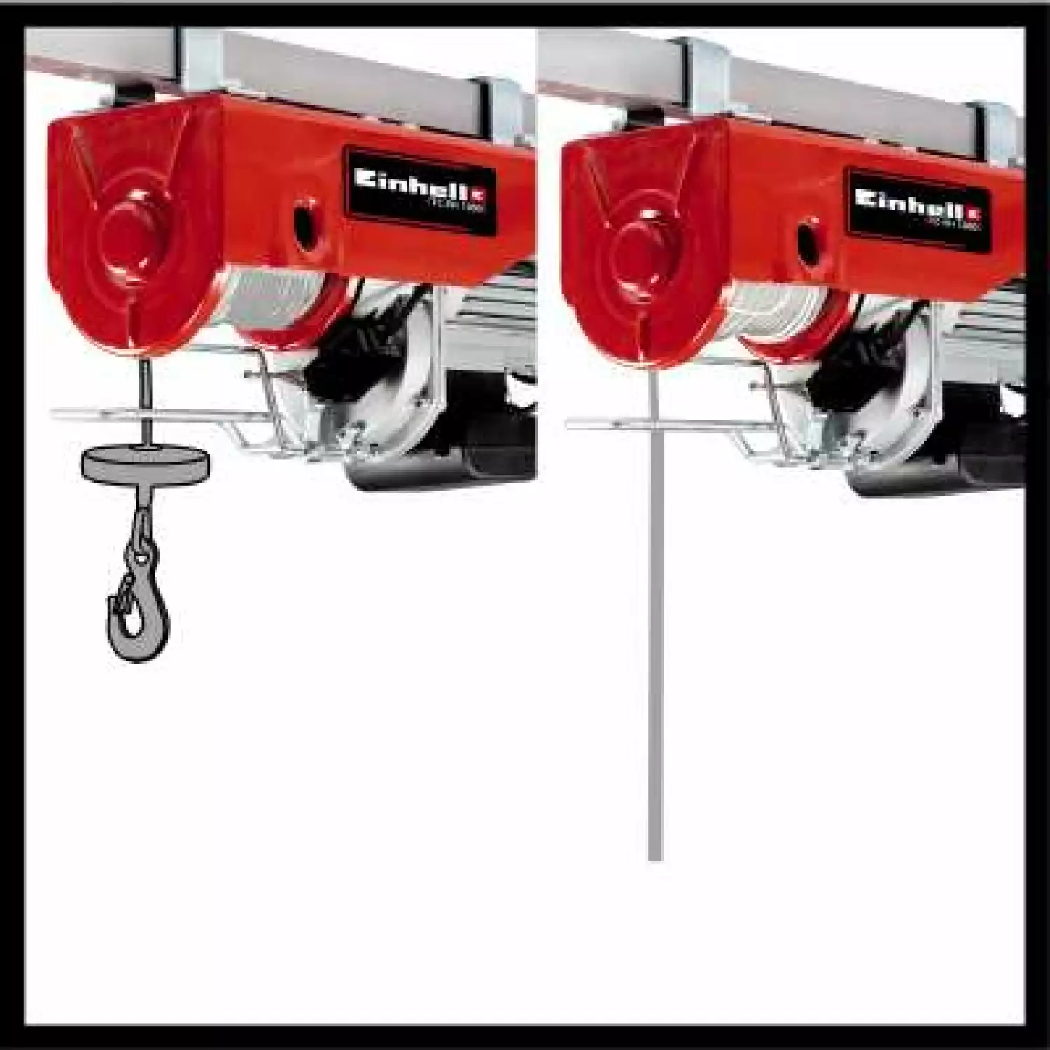 Einhell TC-EH 1000 Elektrische kabeltakel - 1600 watt - 500 kg - 18 meter