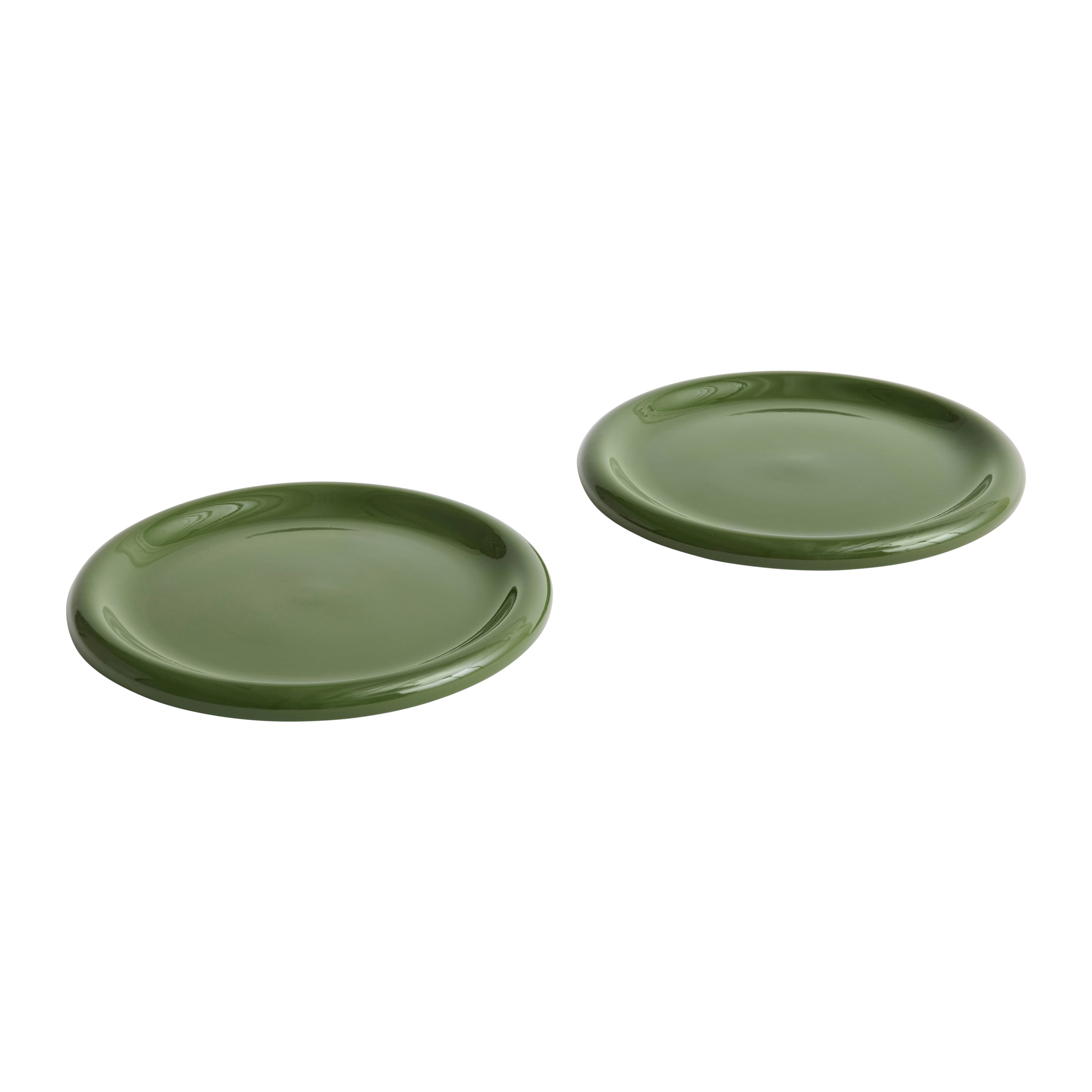 HAY Barro Dinerborden Ã 24 cm - Set van 2 - Groen