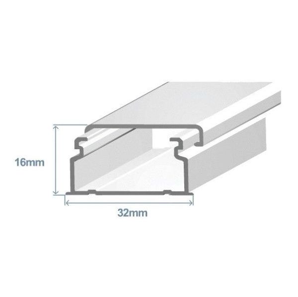 Efapel Calha 32X16 Branca 10040CBR - 10040CBR