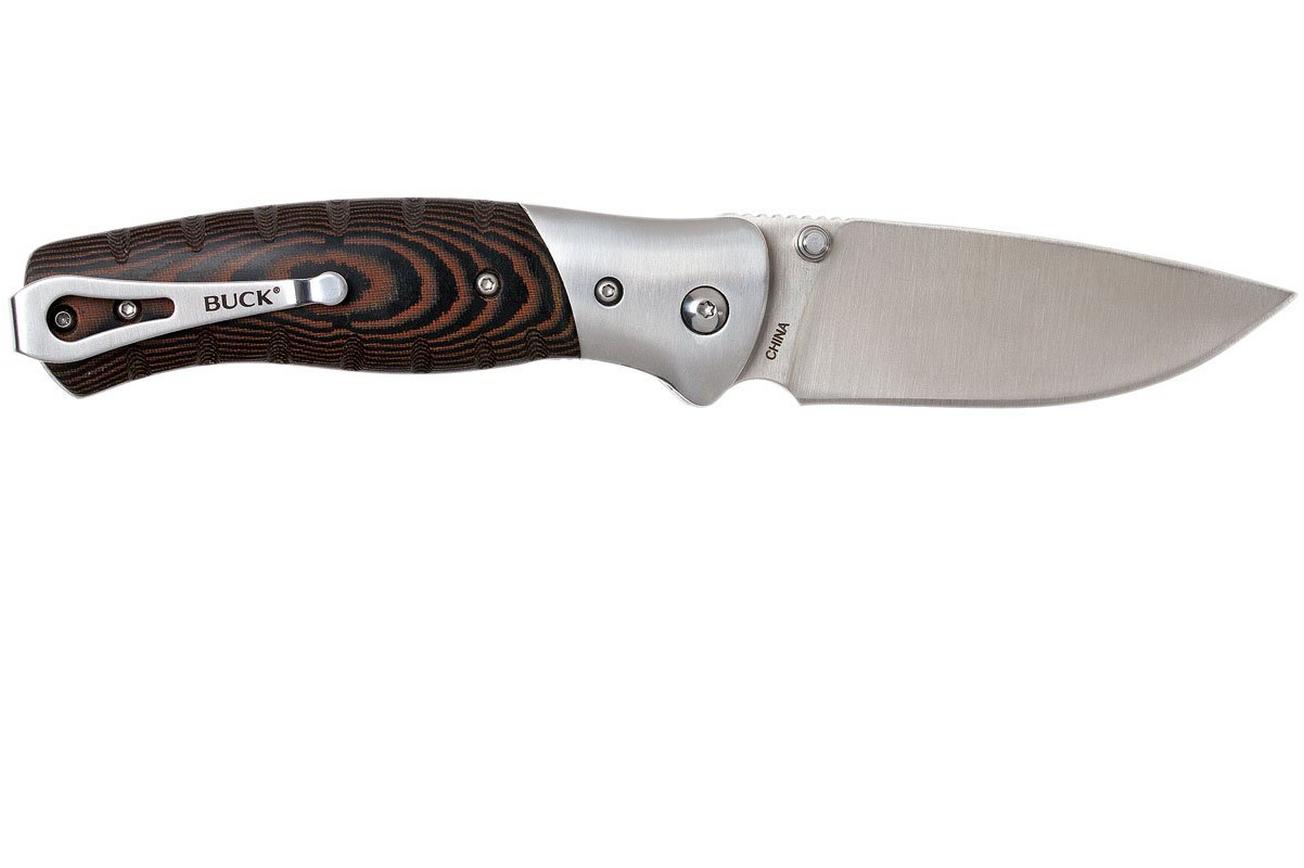 Buck Selkirk Small Micarta, 0835BRS-B zakmes