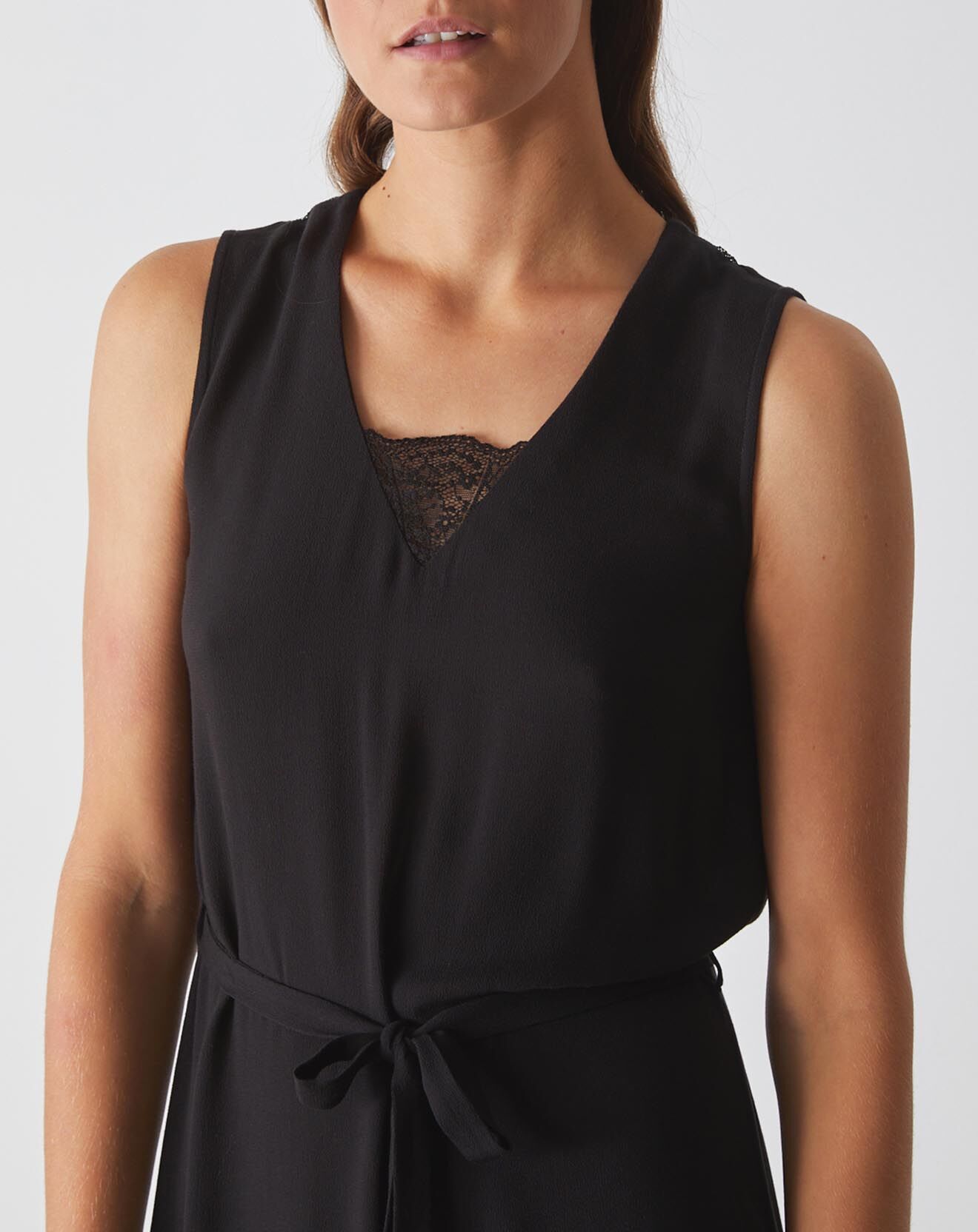 Cyrillus Robe dos dentelle noire
