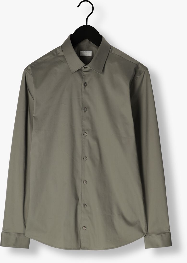 TIGER OF SWEDEN groene tiger of sweden casual overhemd filbrodie