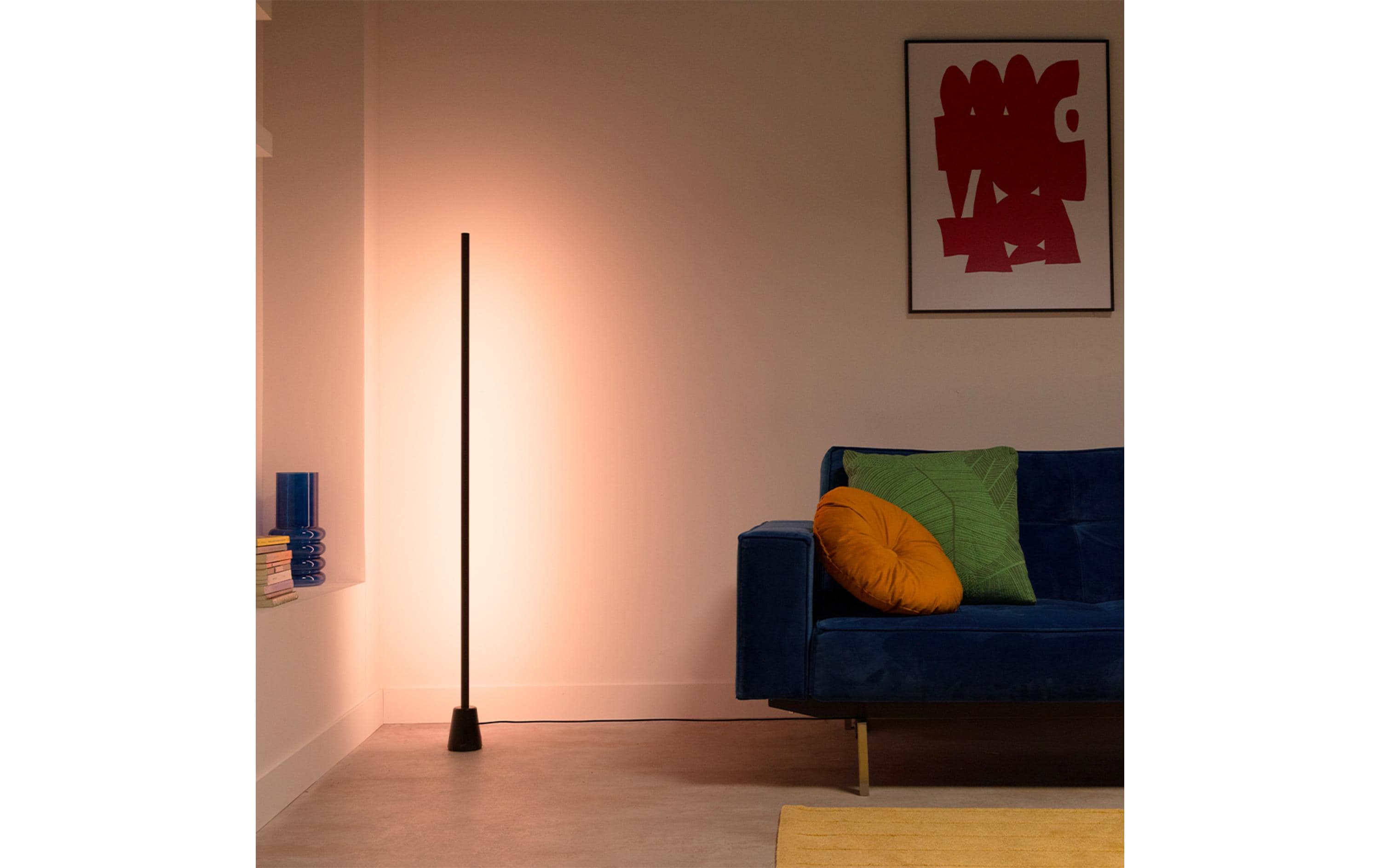 Gradient Stehleuchte RGBIC 1.4 mStehleuchte mit RGBIC-Technologie und minimalistischem Design