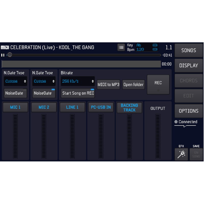 M-Live Divo Base 64 backing track player