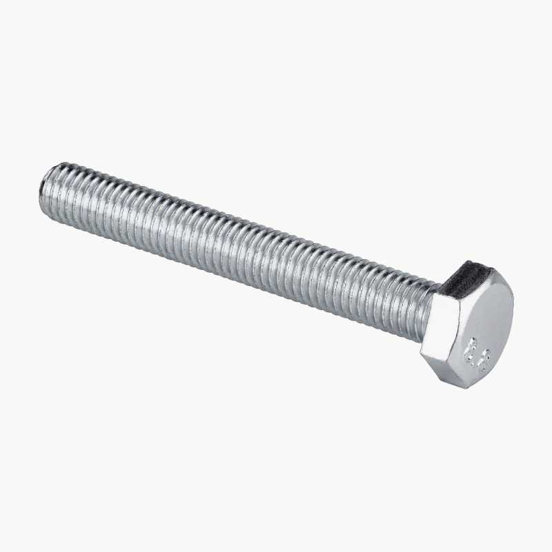 Sekskantskrue M10 x 75 mm, fzb, 5 stk.