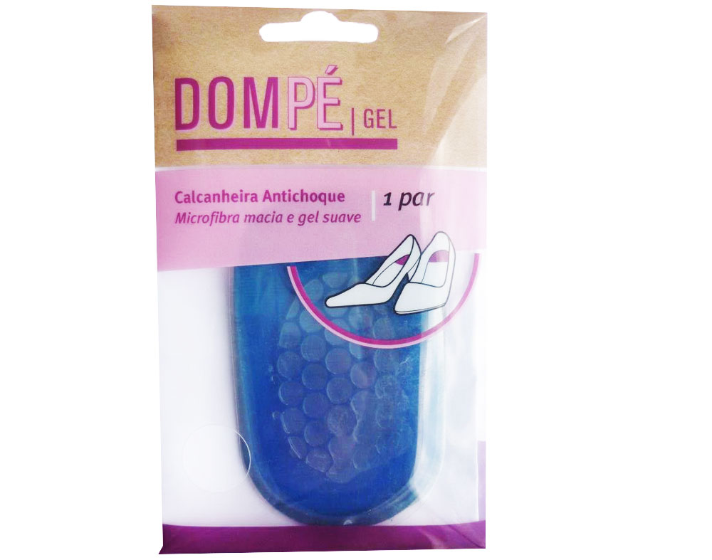 CALCANHEIRA GEL E MICRO-FIBRA DOM PÉ 35/40