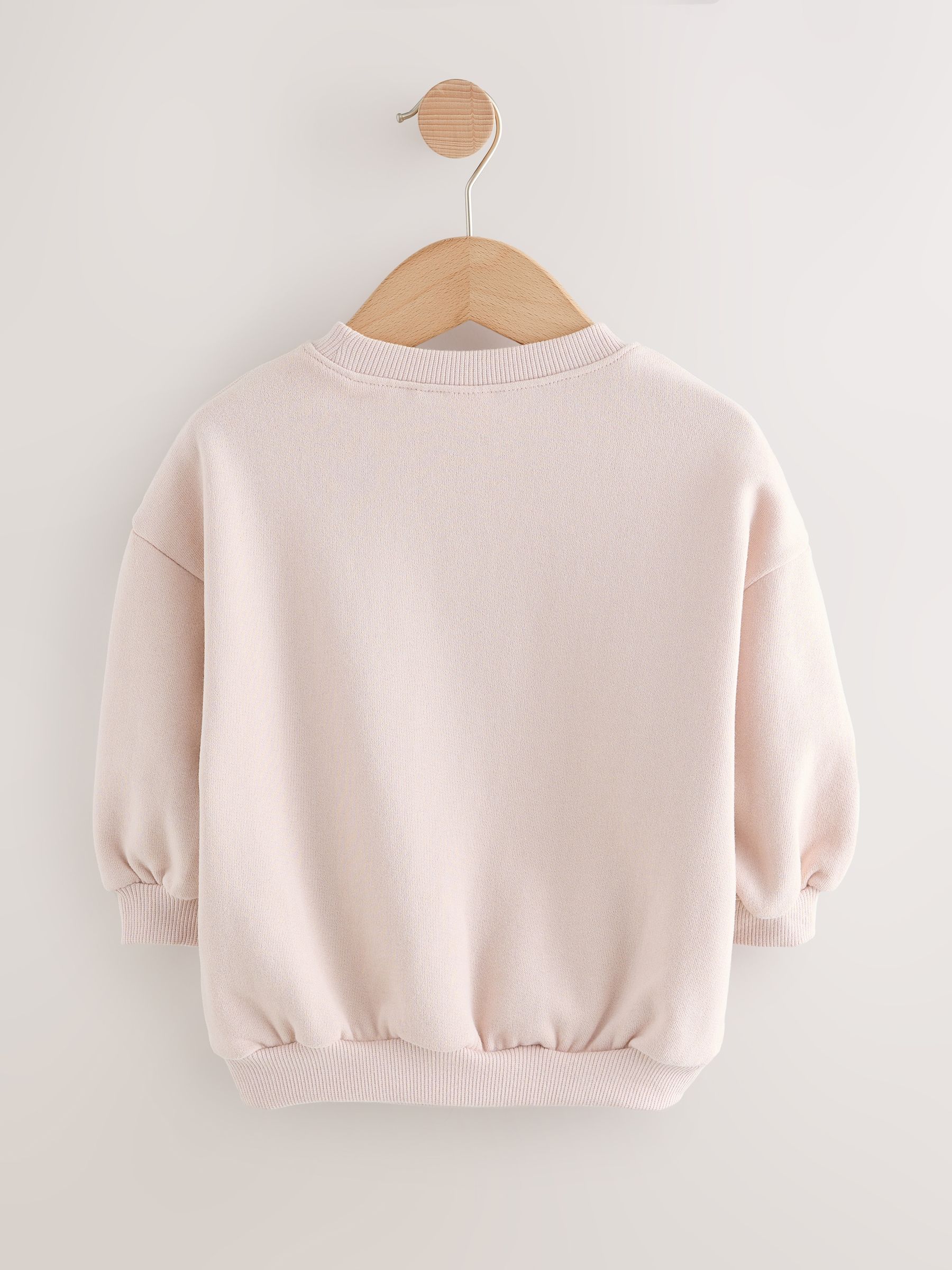 Lichtroze fee - Sweatshirt met ronde hals (3 mnd-7 jr)