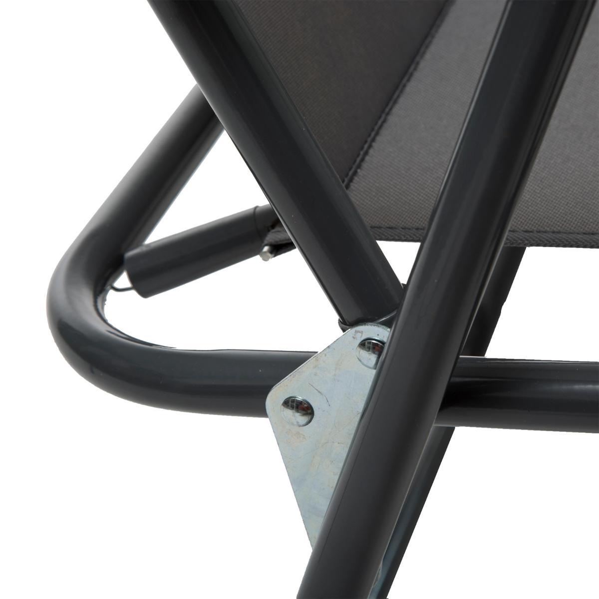 CHAISE PLIANTE GRECIA NOIRE
