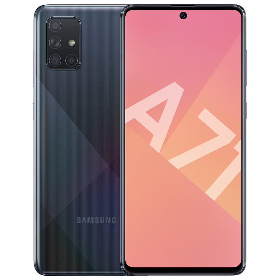 Samsung Galaxy A71 (noir) - 128 Go - 6 Go · Reconditionné