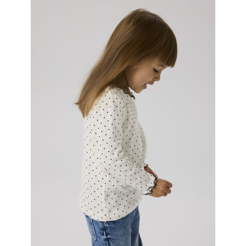 Køb Name It Cloud Dancer Nmftania Ls Slim Top