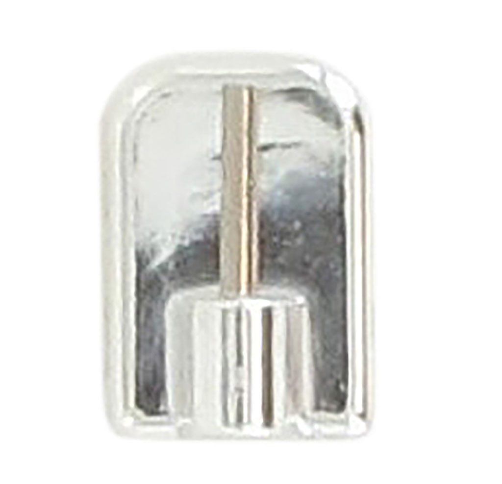 Lot de 4 supports tringle rideau adhésifs chrome 12mm