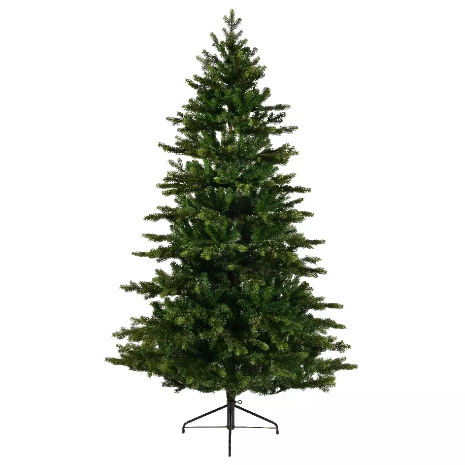 Sapin artificiel de Noël Caucasia Nordmann H240 cm Vert sapin