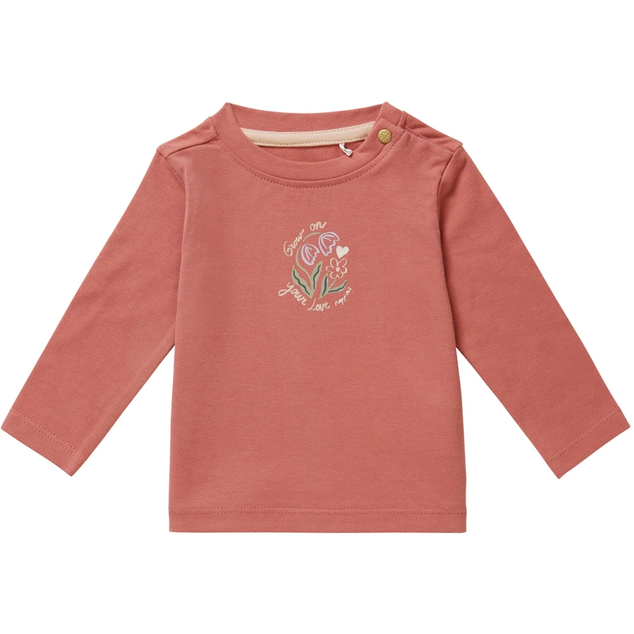 Noppies Langarmshirt Charlot Brick Dust