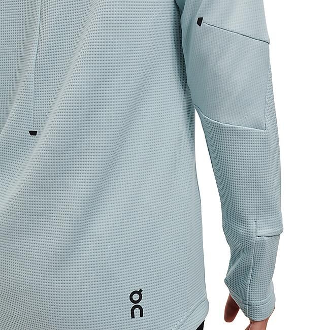 ON RUNNING - T-SHIRT ML DEMI ZIP CLIMATE SHIRT W