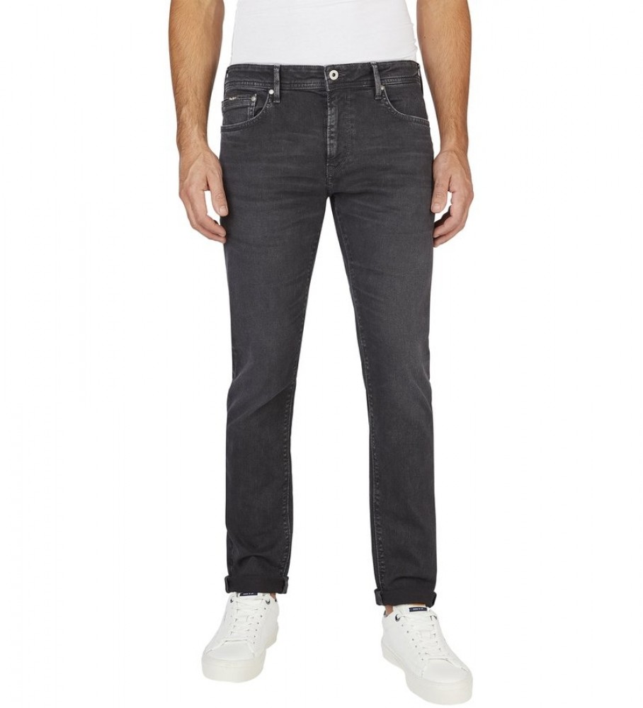 Calça jeans preta Pepe Jeans Stanley