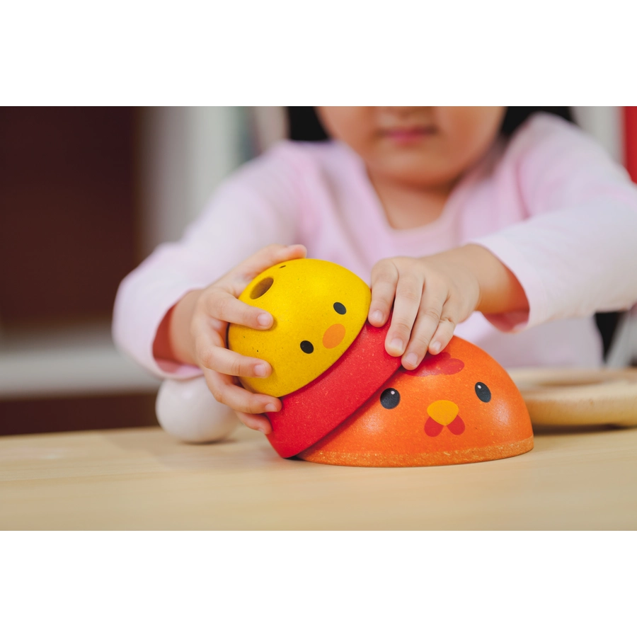 PlanToys Stapelturm Huhn