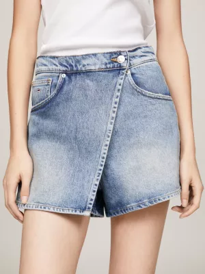 Saia jeans estilo Mom