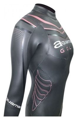 Combinaison Neoprene Aquaman Cell Gold Women Noir Or