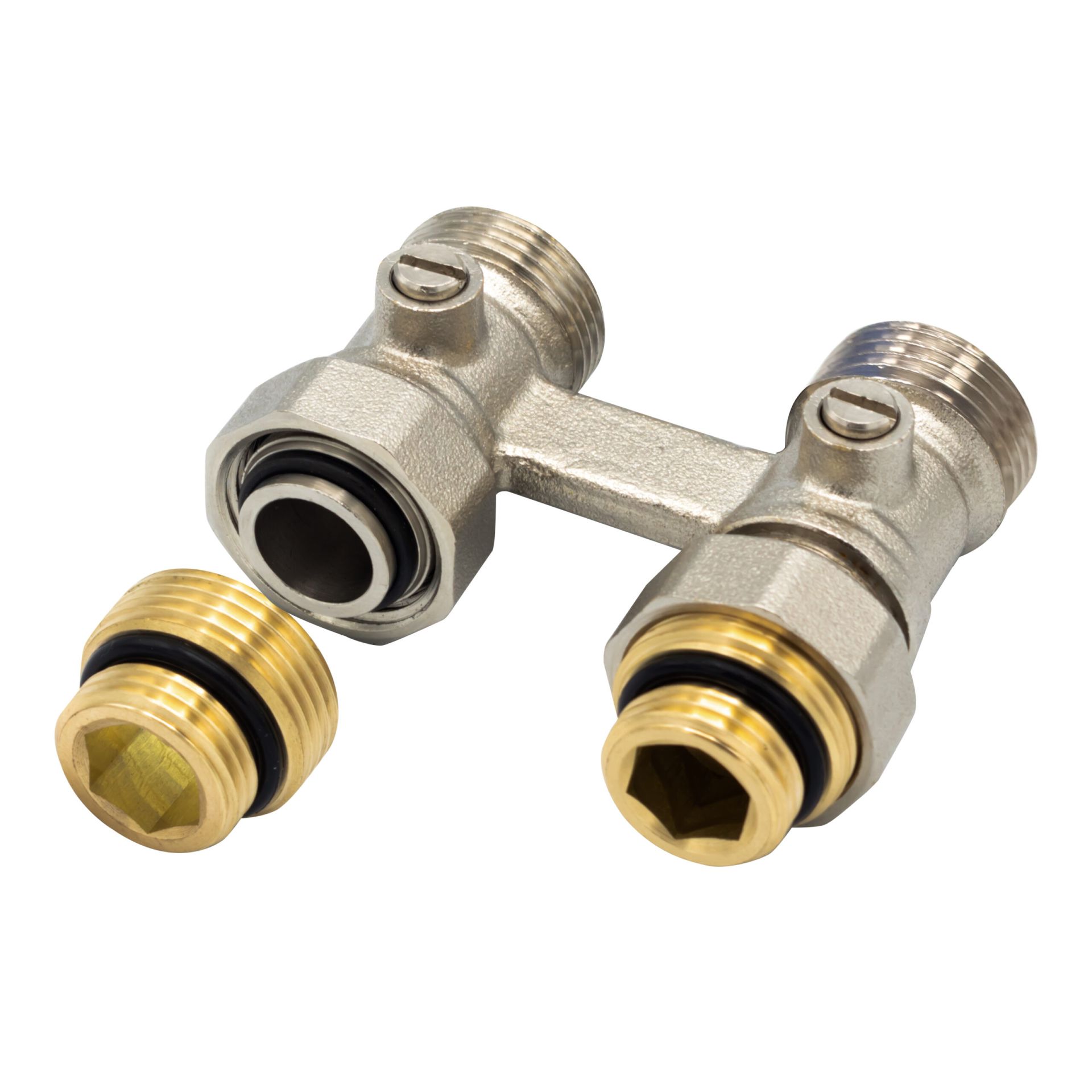 Sanigoods H-blok vloeraansluiting M22