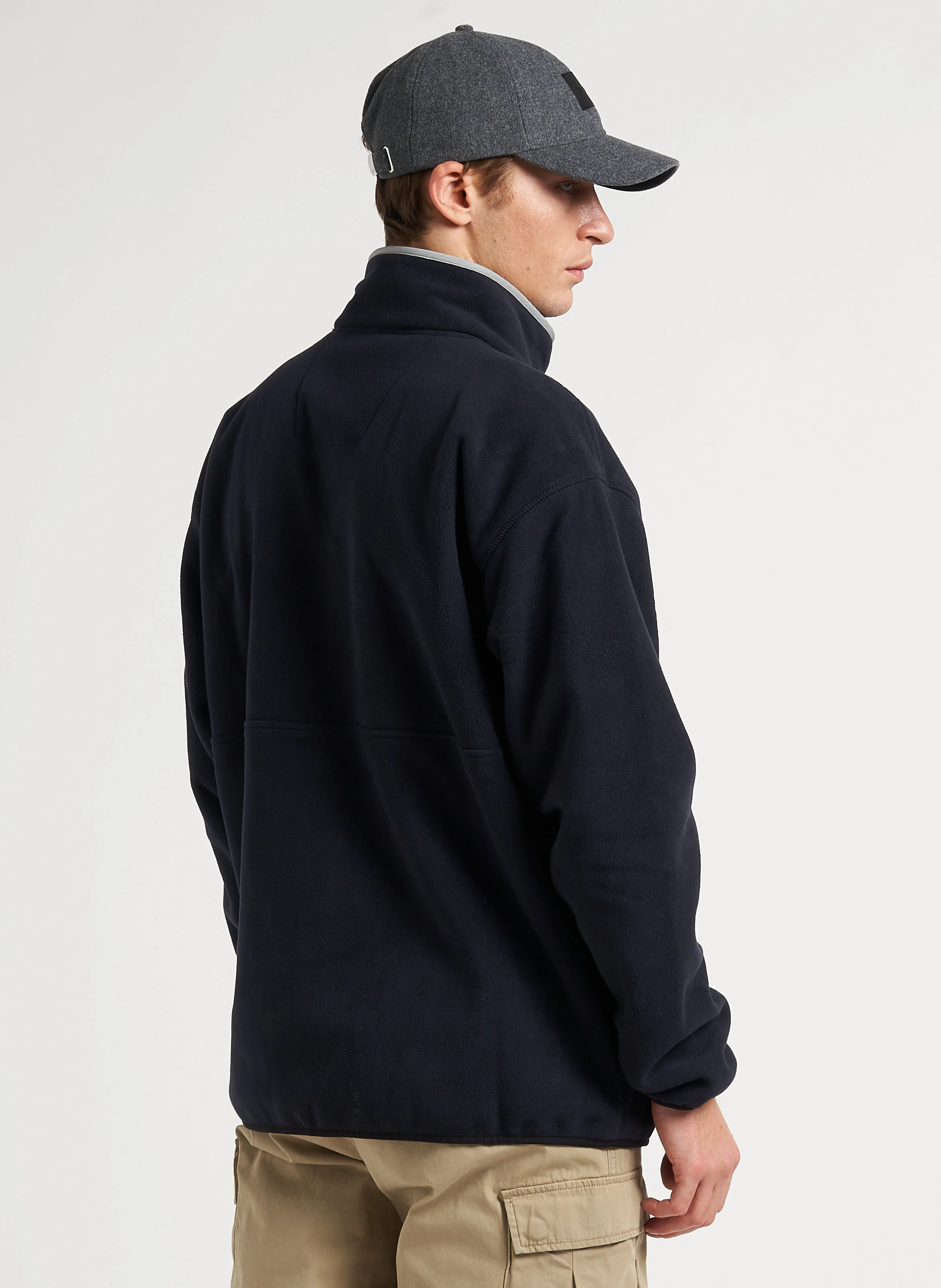 BACKBOWL - Polaire droit col montant | Noir