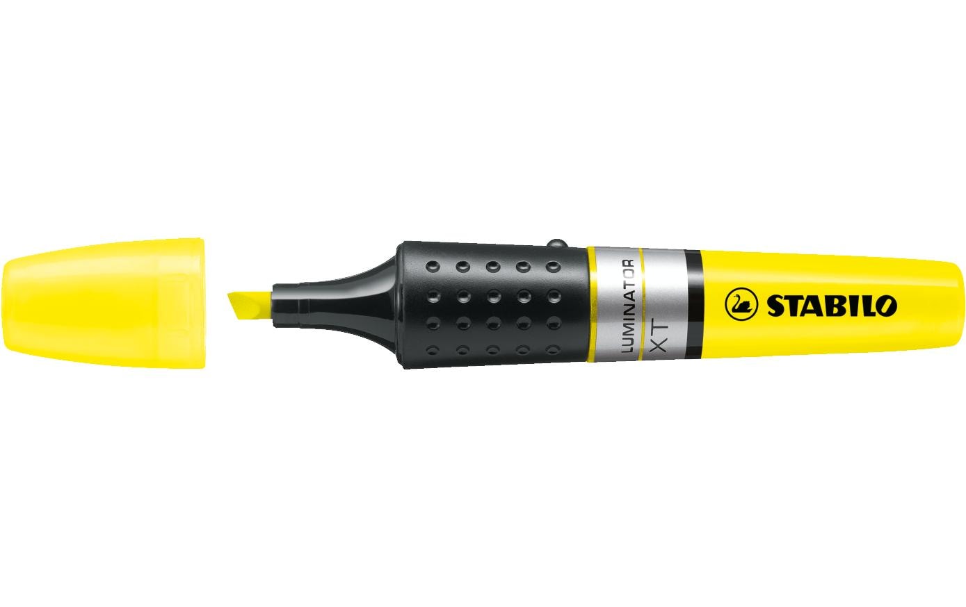 Textmarker Luminator Gelb, 5 StückLeuchtmarker mit Keilspitze