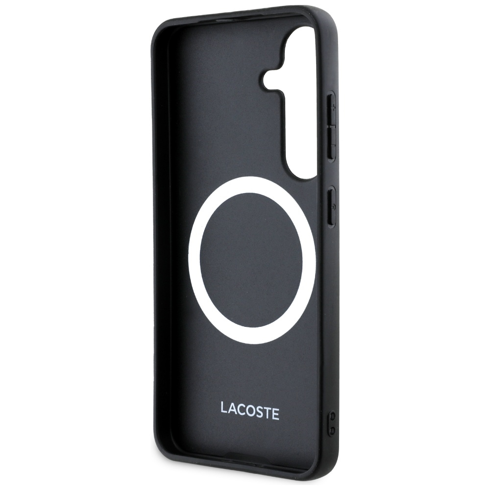 Samsung Galaxy S25 Hardcase Hülle Petit Pique Woven Logo MagSafe-Modul (LCHMS25SPVCK) - Schwarz