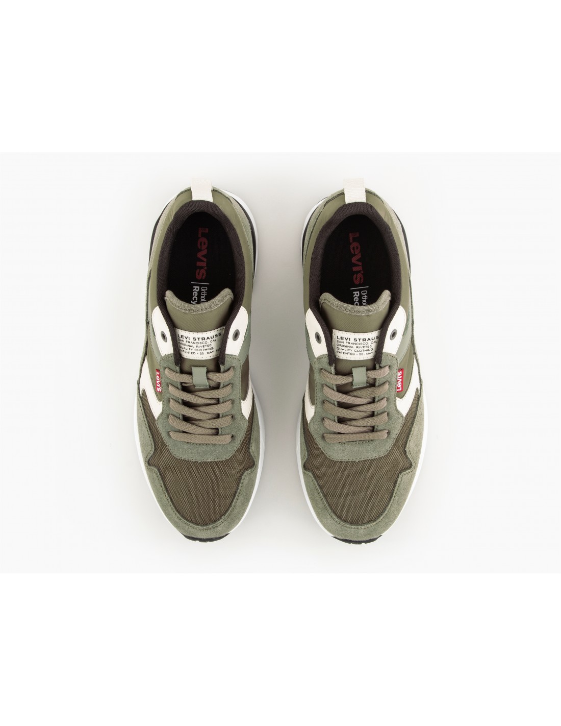 levi's Baskets de ville Homme Running Oats Refresh Kaki