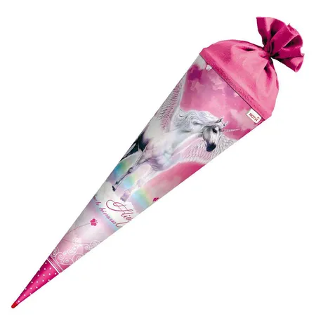Roth Schultüte Pegasus Glittereffekt 70 cm rund
