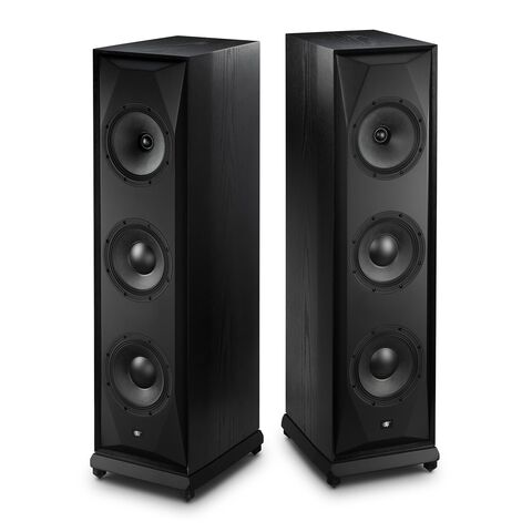 MoFi SourcePoint 888 - high-end coaxiale hifi-vloerluidspreker Zwart essenhout