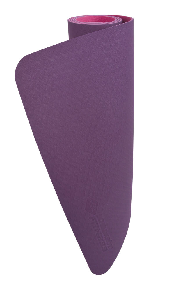 Schildkröt Fitness - BICOLOR YOGA MATTE 4mm (purple-pink) im Carrybag