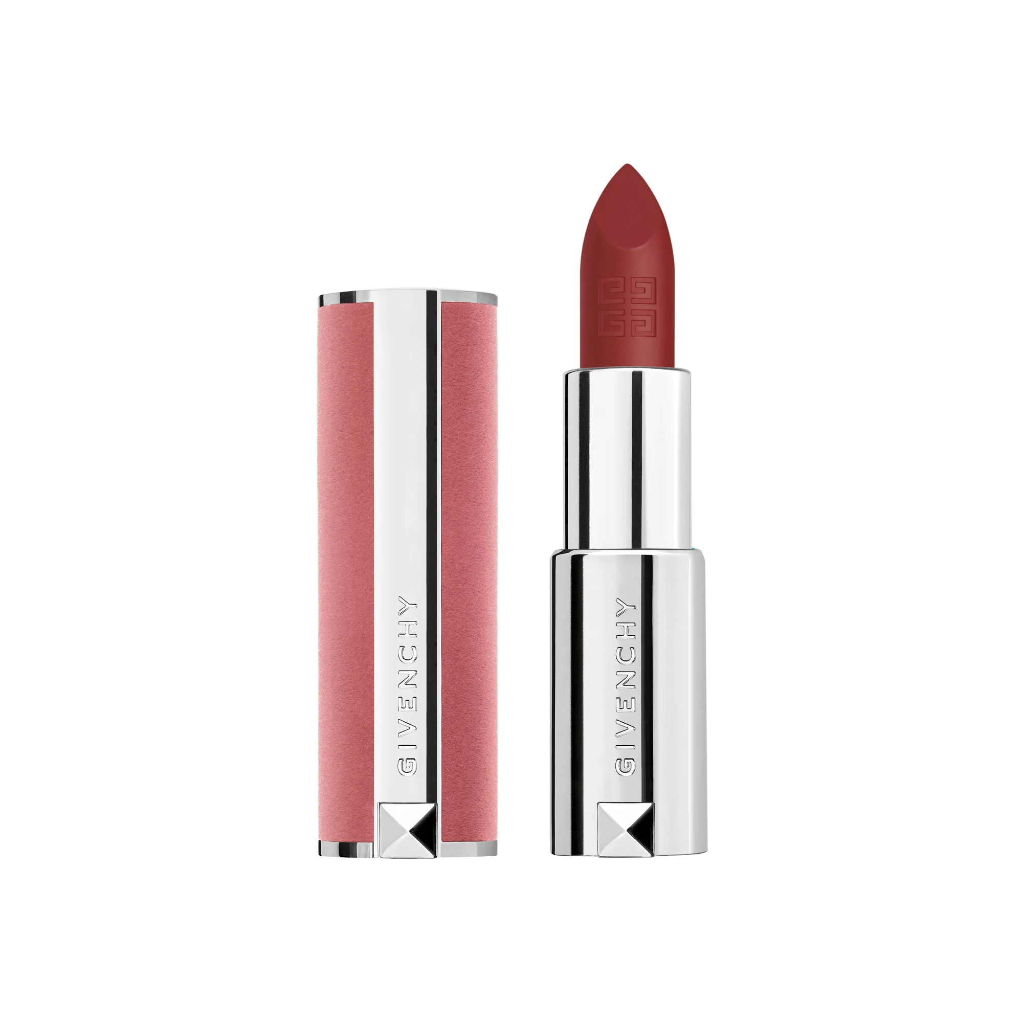 LE ROUGE SHEER VELVET - Rouge à lèvres mat effet floutant |- N34 - Rouge Safran