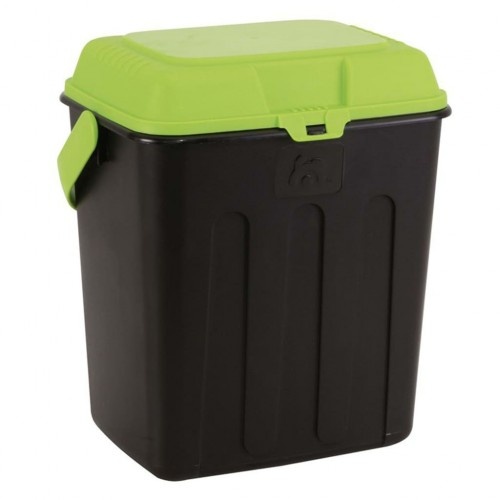 Caixa Seca para Ração de Animais de Estimação, Verde/Preta