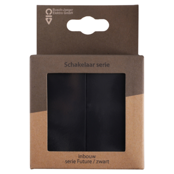Busch-Jaeger Future Linear serieschakelaar zwart