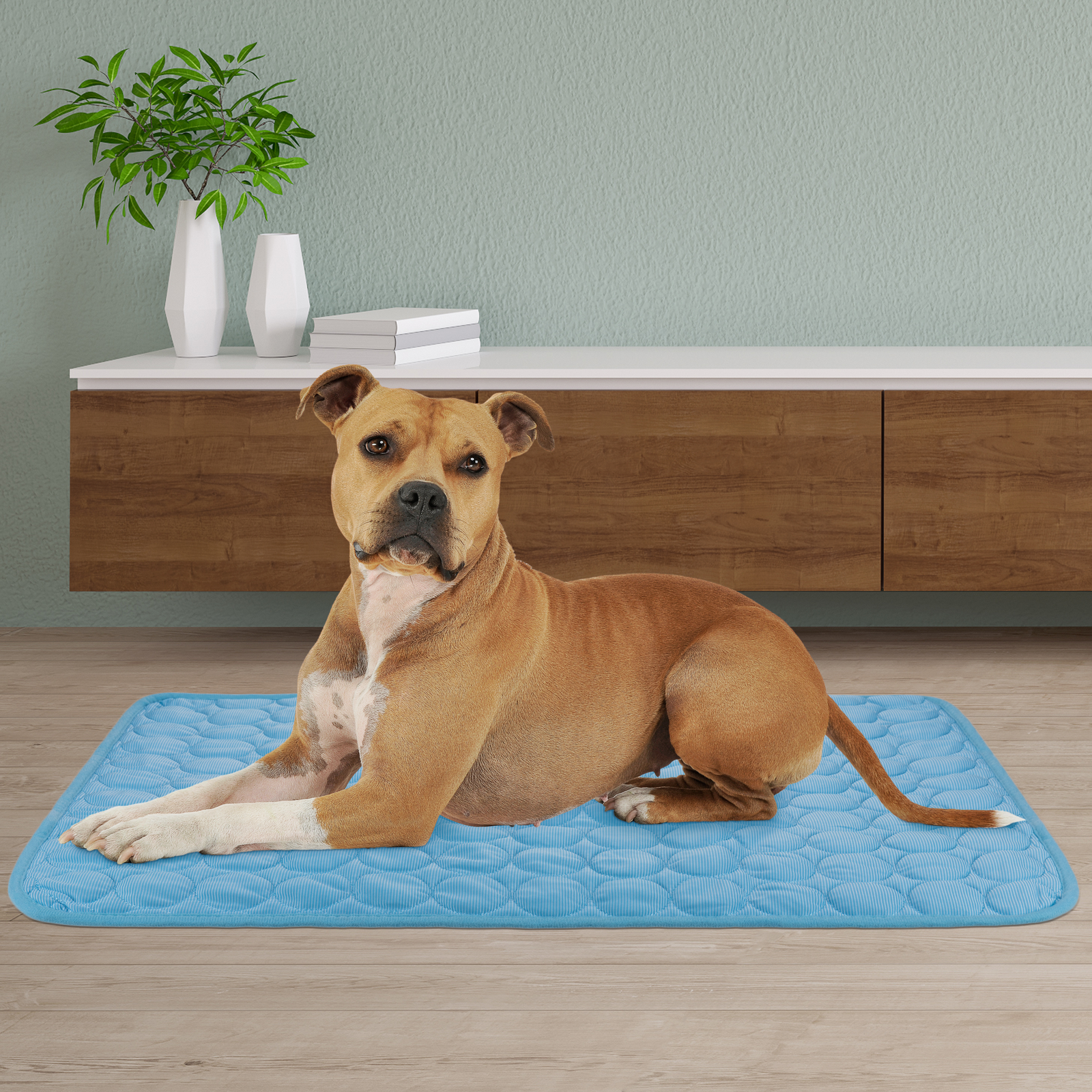 Cama refrescante para animais de estimação, tamanho G