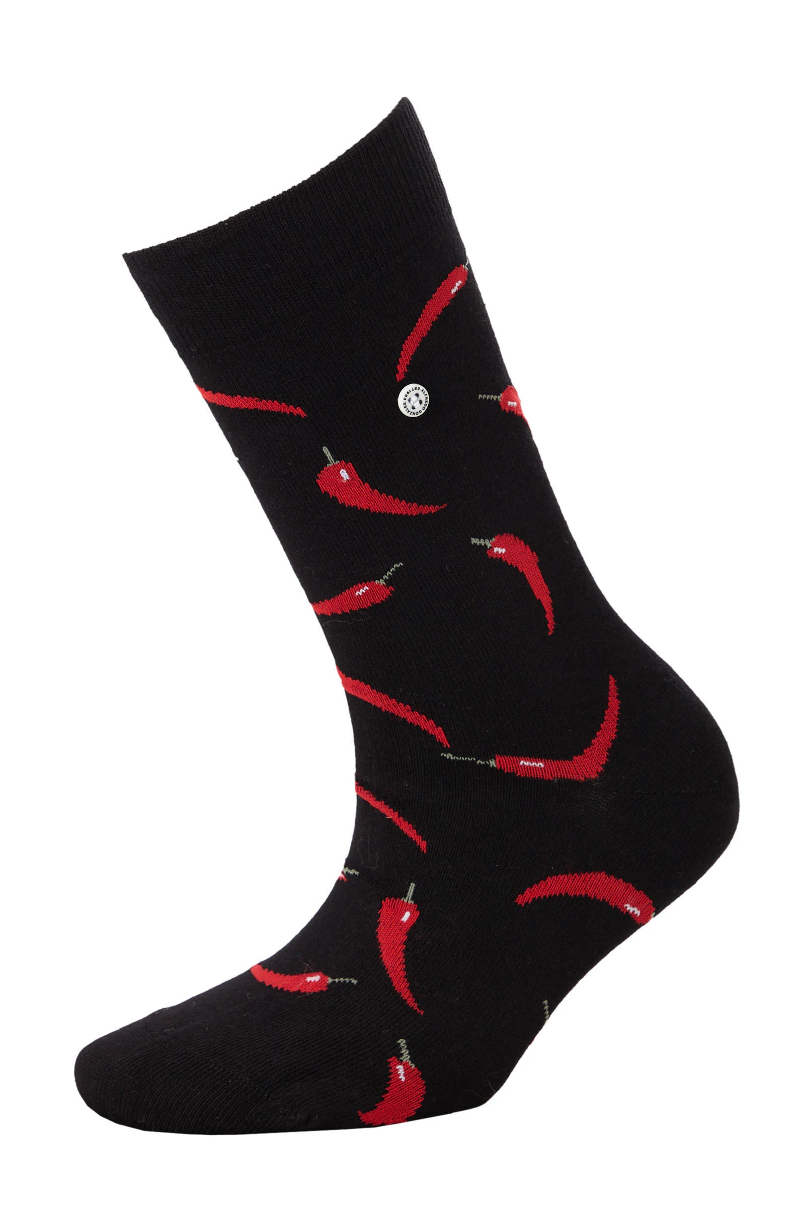 Alfredo Gonzales sokken Red Peppers zwart