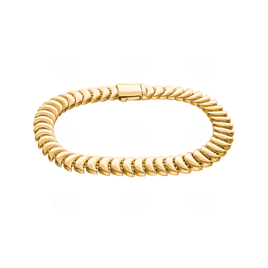 8.0mm Armband 750/18 K Gelbgold