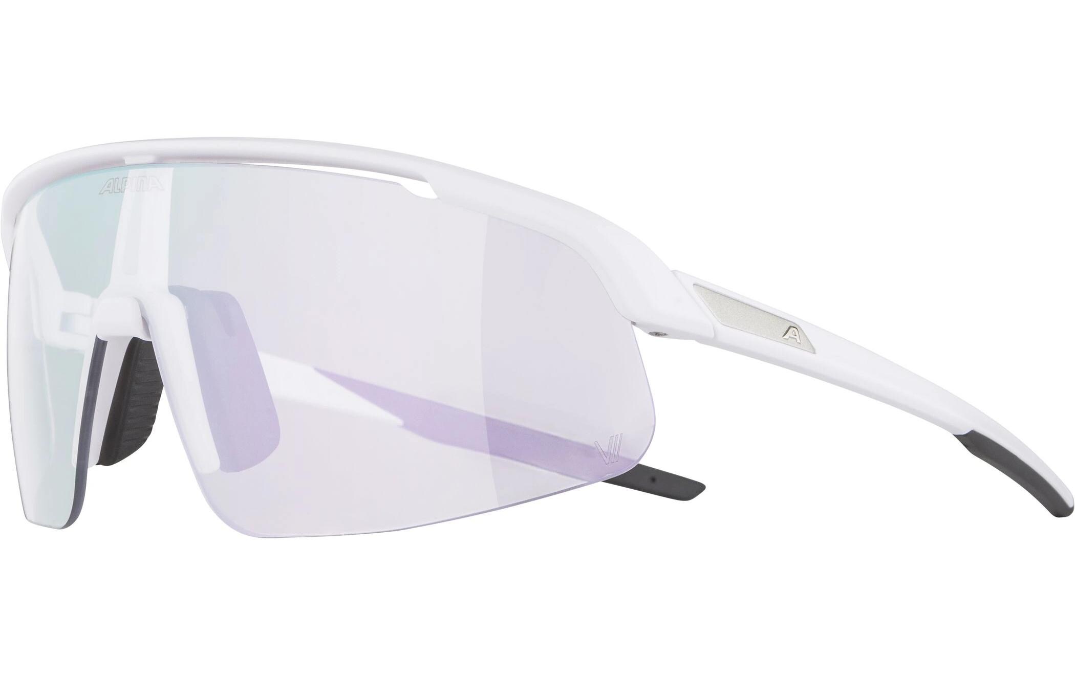 Sportbrille Turbo Pro S V - Weiss matt<br>Velobrille Cat.0-3