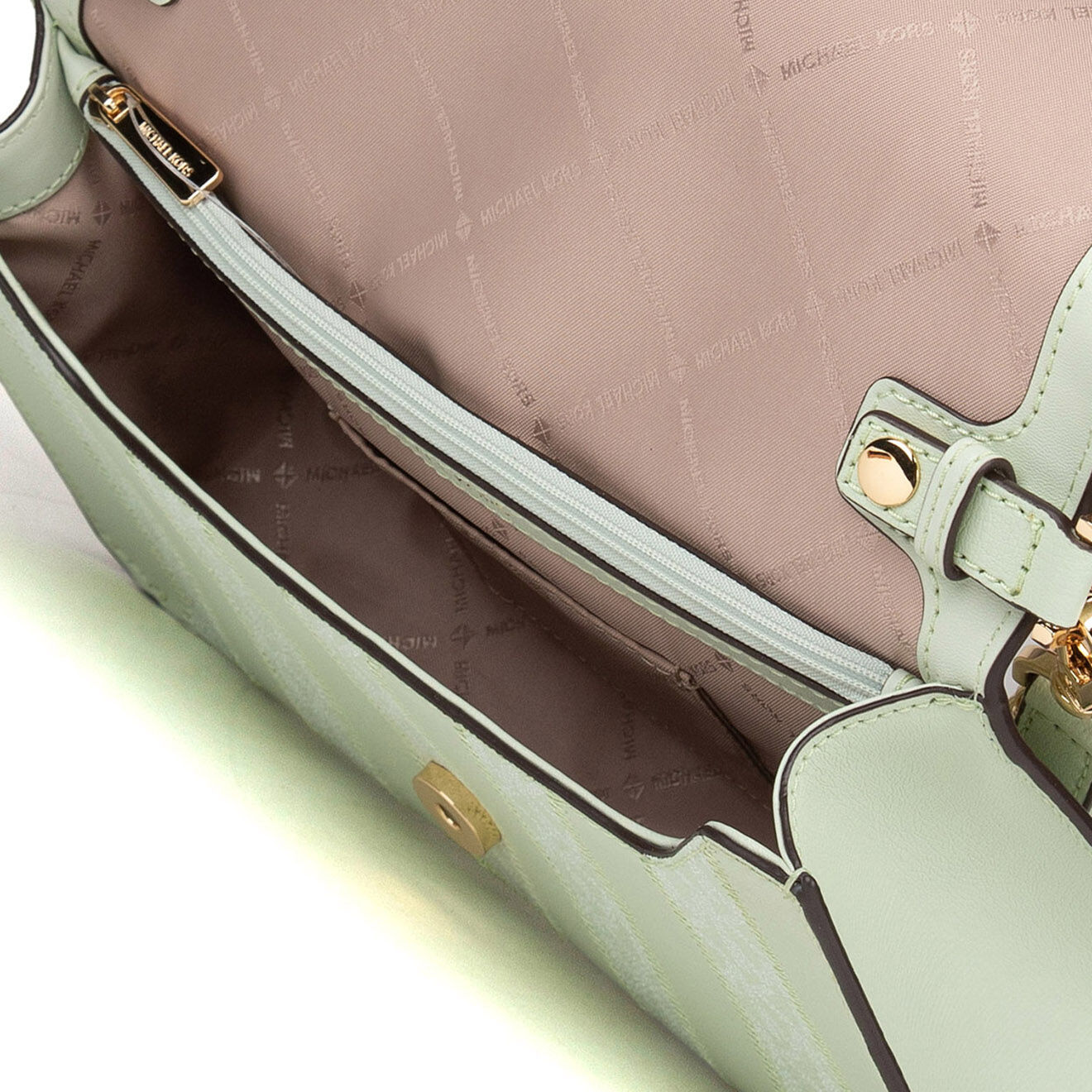 Michael Kors Sac bandoulière en Cuir Sonia vert/multicolore - 26x15x6 cm