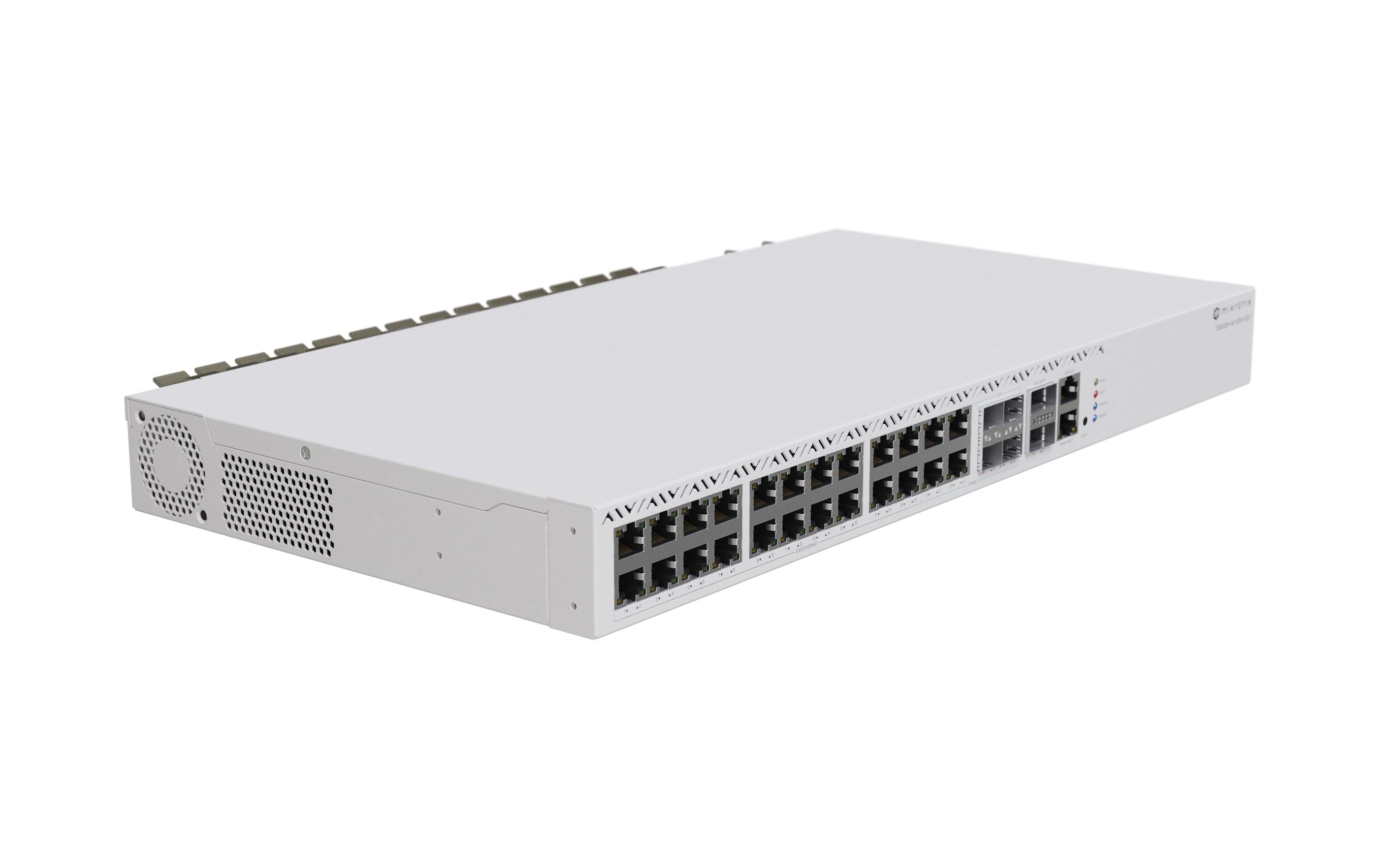 SFP+ Switch CRS326-4C+20G+2Q+RM 26 Port<br>Switch mit 2.5 Gigabit Port-Dichte, Combo-Ports und ultraschnellen 40 Gbps QSFP+ Schnittstellen
