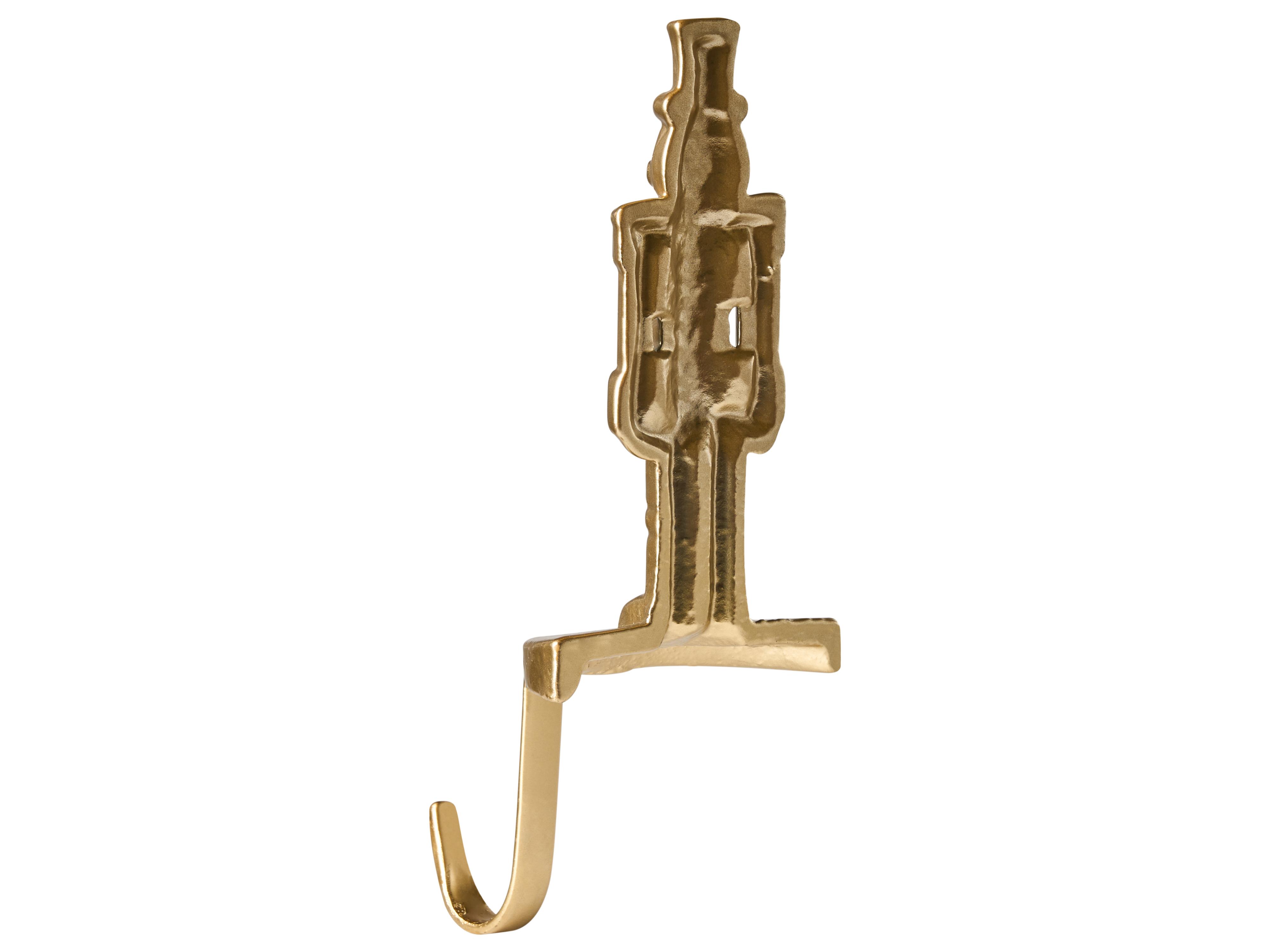 Set van 3 kerstkoushouders KAJAANI Notenkraker 21 cm Goud