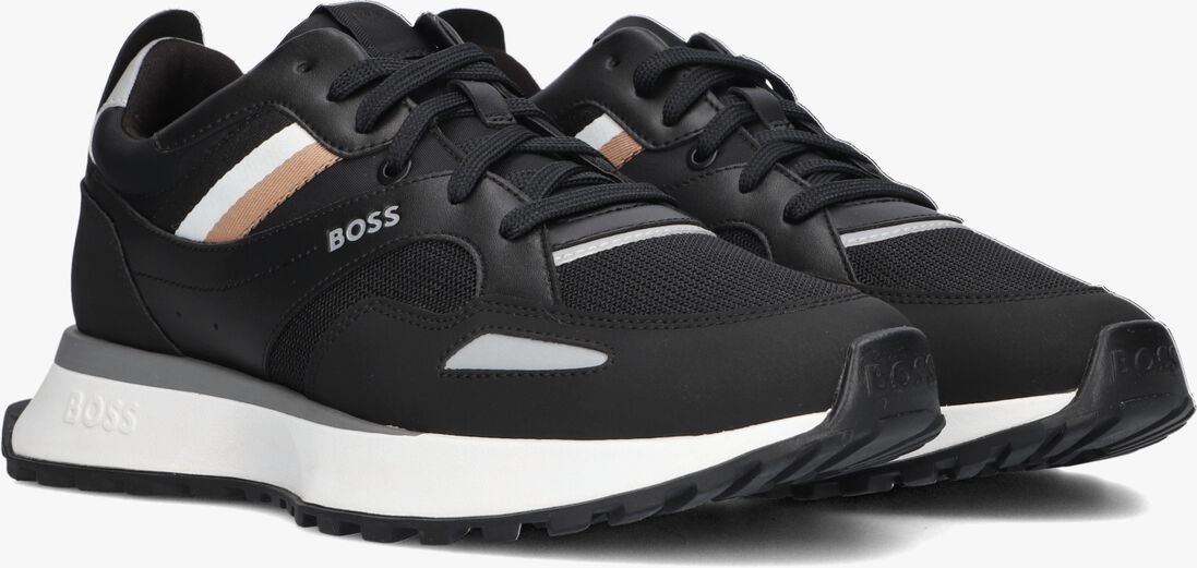 BOSS zwarte boss lage sneakers jonah runn