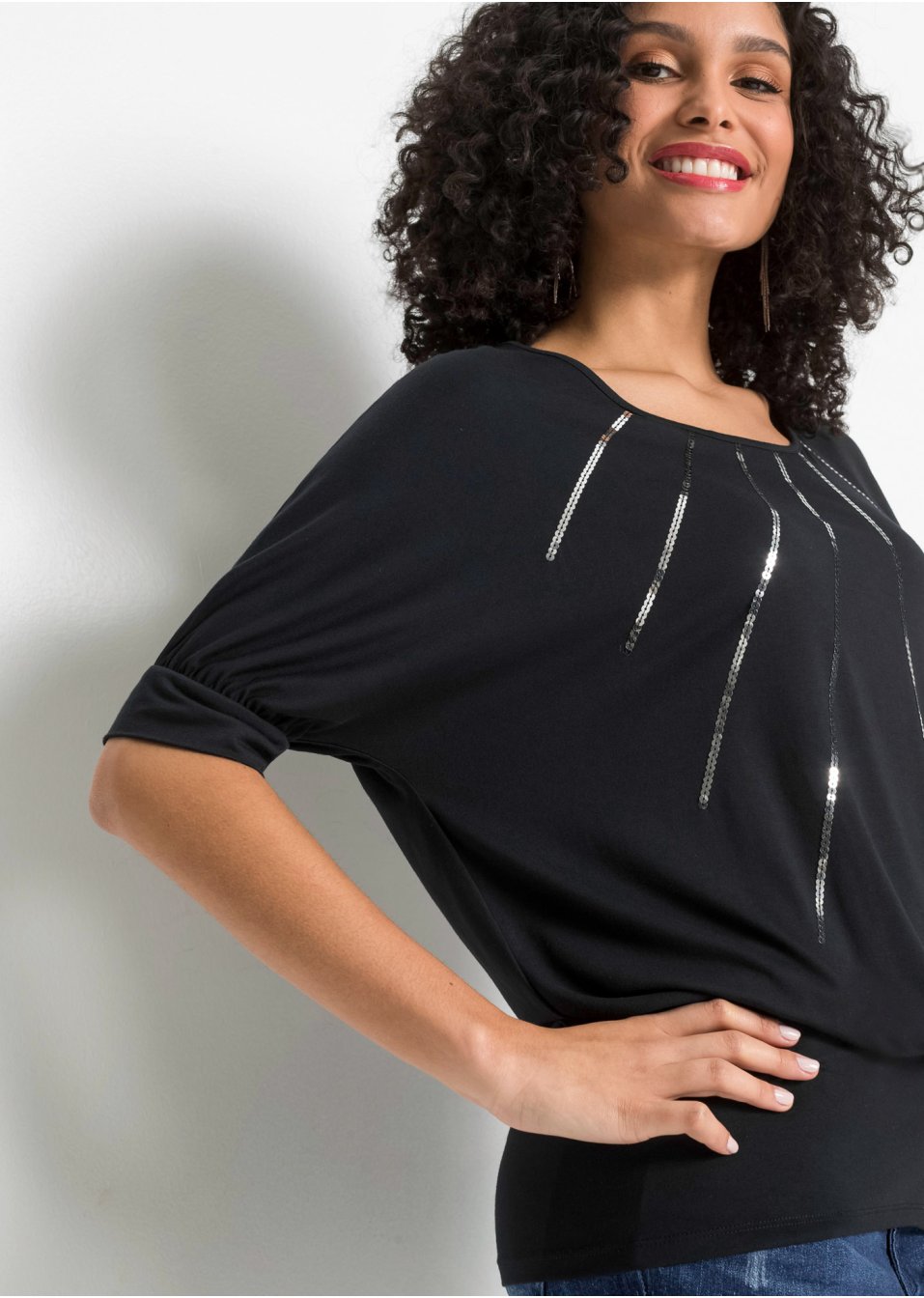 T-shirt manches chauve-souris